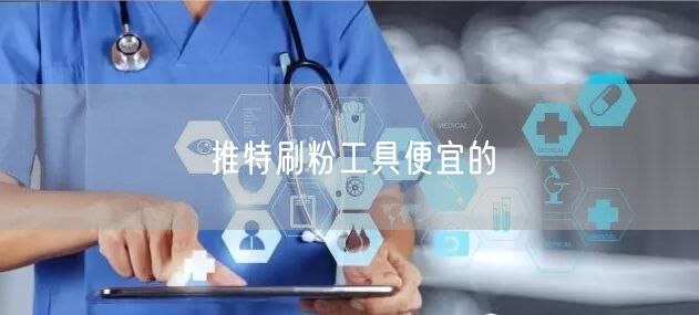 推特刷粉工具便宜的