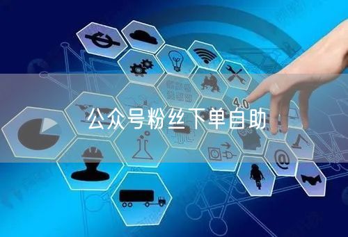 公众号粉丝下单自助