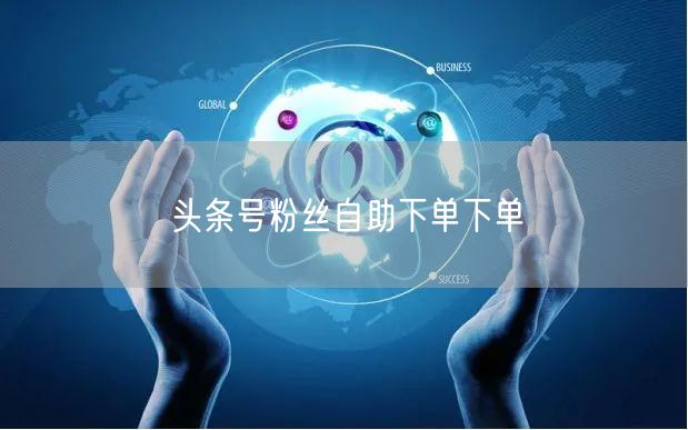 头条号粉丝自助下单下单