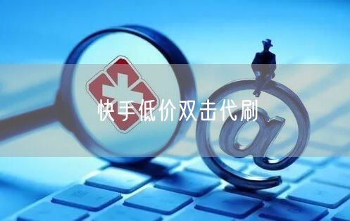 快手低价双击代刷