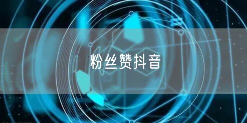 粉丝赞抖音