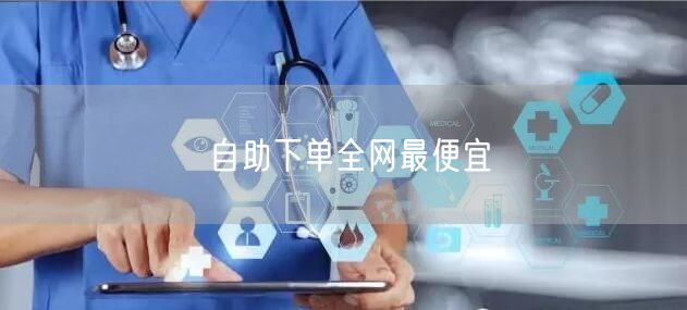 自助下单全网最便宜