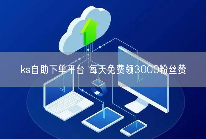 ks自助下单平台 每天免费领3000粉丝赞