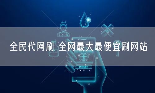 全民代网刷 全网最大最便宜刷网站