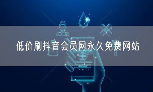 低价刷抖音会员网永久免费网站