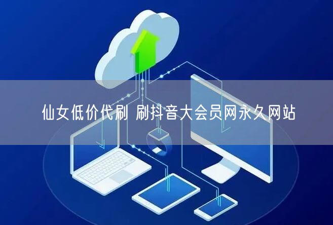 仙女低价代刷 刷抖音大会员网永久网站