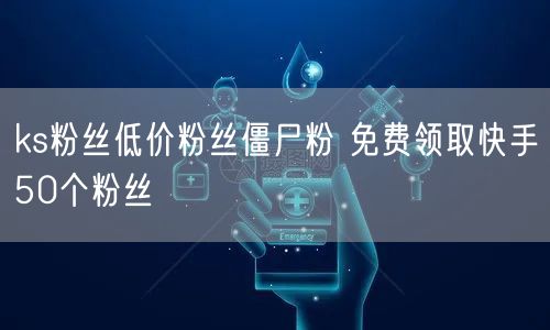 ks粉丝低价粉丝僵尸粉 免费领取快手50个粉丝