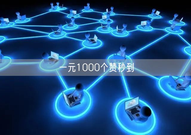 一元1000个赞秒到