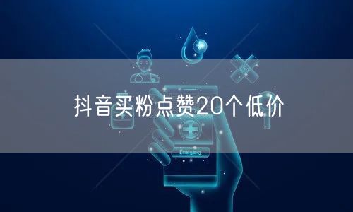 抖音买粉点赞20个低价