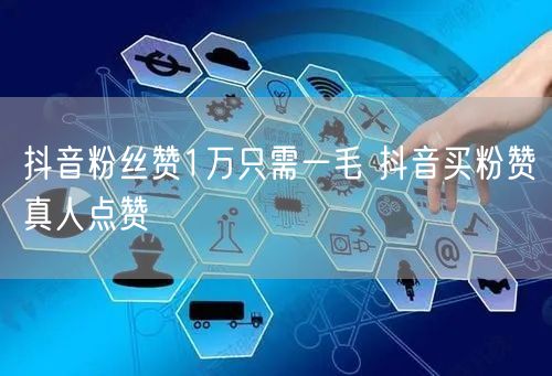 抖音粉丝赞1万只需一毛 抖音买粉赞真人点赞