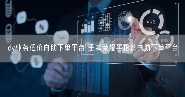 dy业务低价自助下单平台 王者荣耀买粉丝自助下单平台