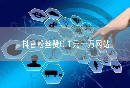 抖音粉丝赞0.1元一万网站