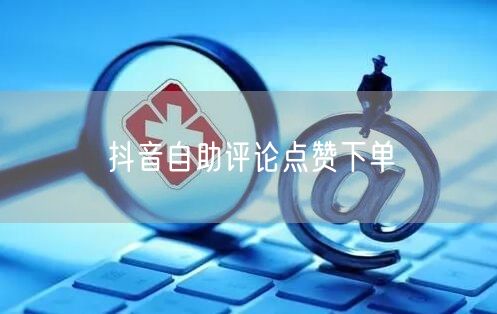 抖音自助评论点赞下单