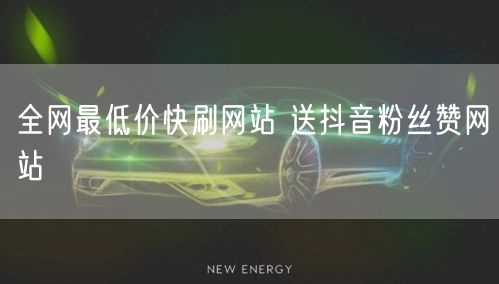 全网最低价快刷网站 送抖音粉丝赞网站