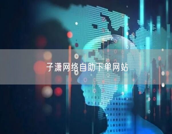 子潇网络自助下单网站