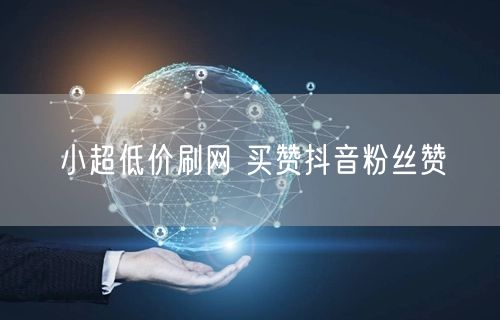 小超低价刷网 买赞抖音粉丝赞