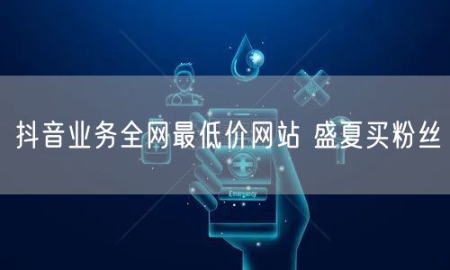 抖音业务全网最低价网站 盛夏买粉丝