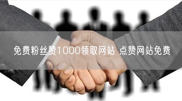 免费粉丝赞1000领取网站 点赞网站免费