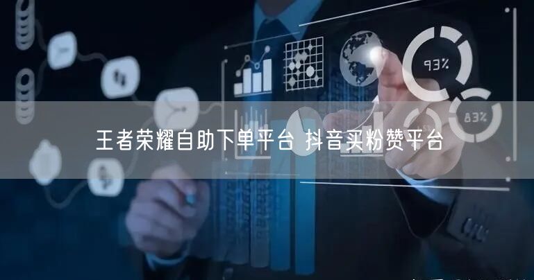 王者荣耀自助下单平台 抖音买粉赞平台