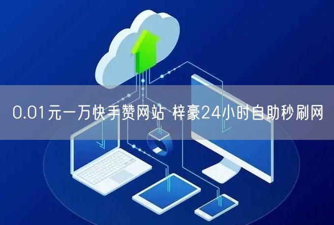 0.01元一万快手赞网站 梓豪24小时自助秒刷网