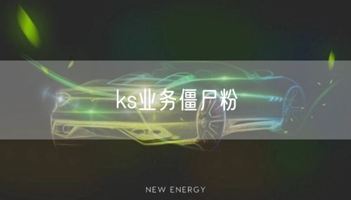 ks业务僵尸粉